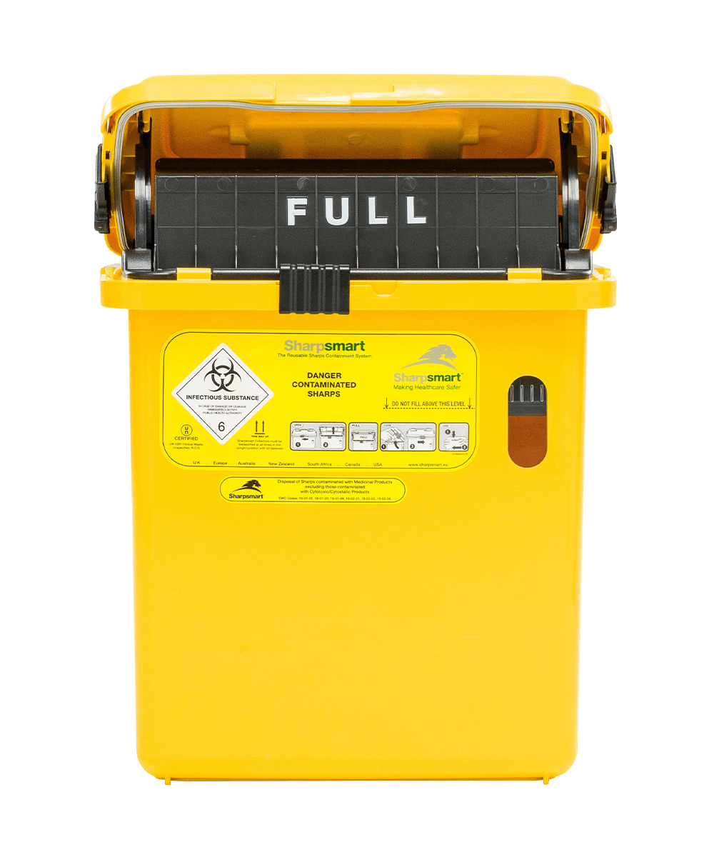 S22 Sharpsmart Reusable Sharps Container Sharpsmart s22-sharpsmart-reusable-sharps-container-sharpsmart